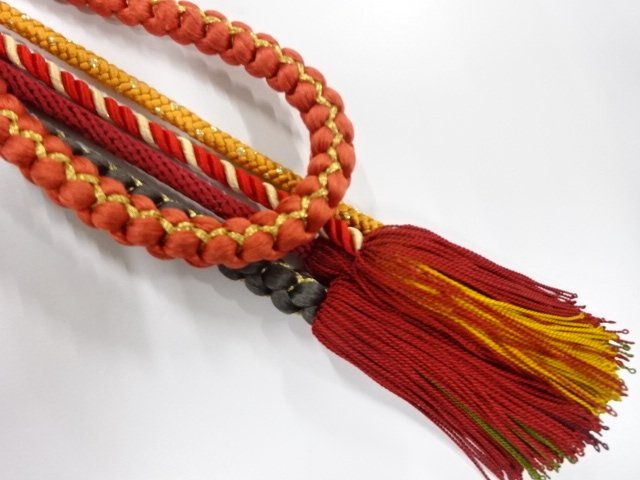  正絹　手組帯締め